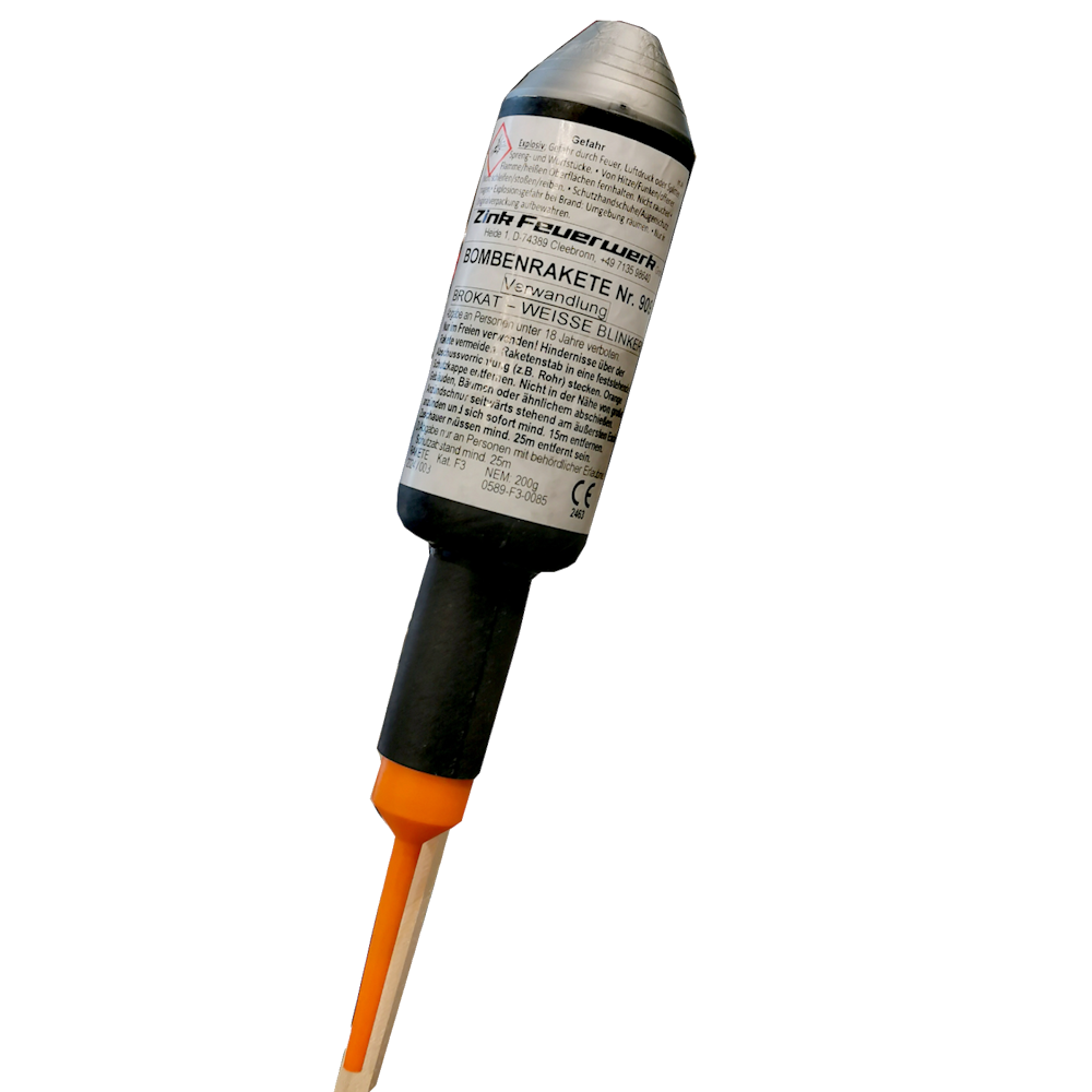 910 Bombenrakete_Brokat + weiße Blinker